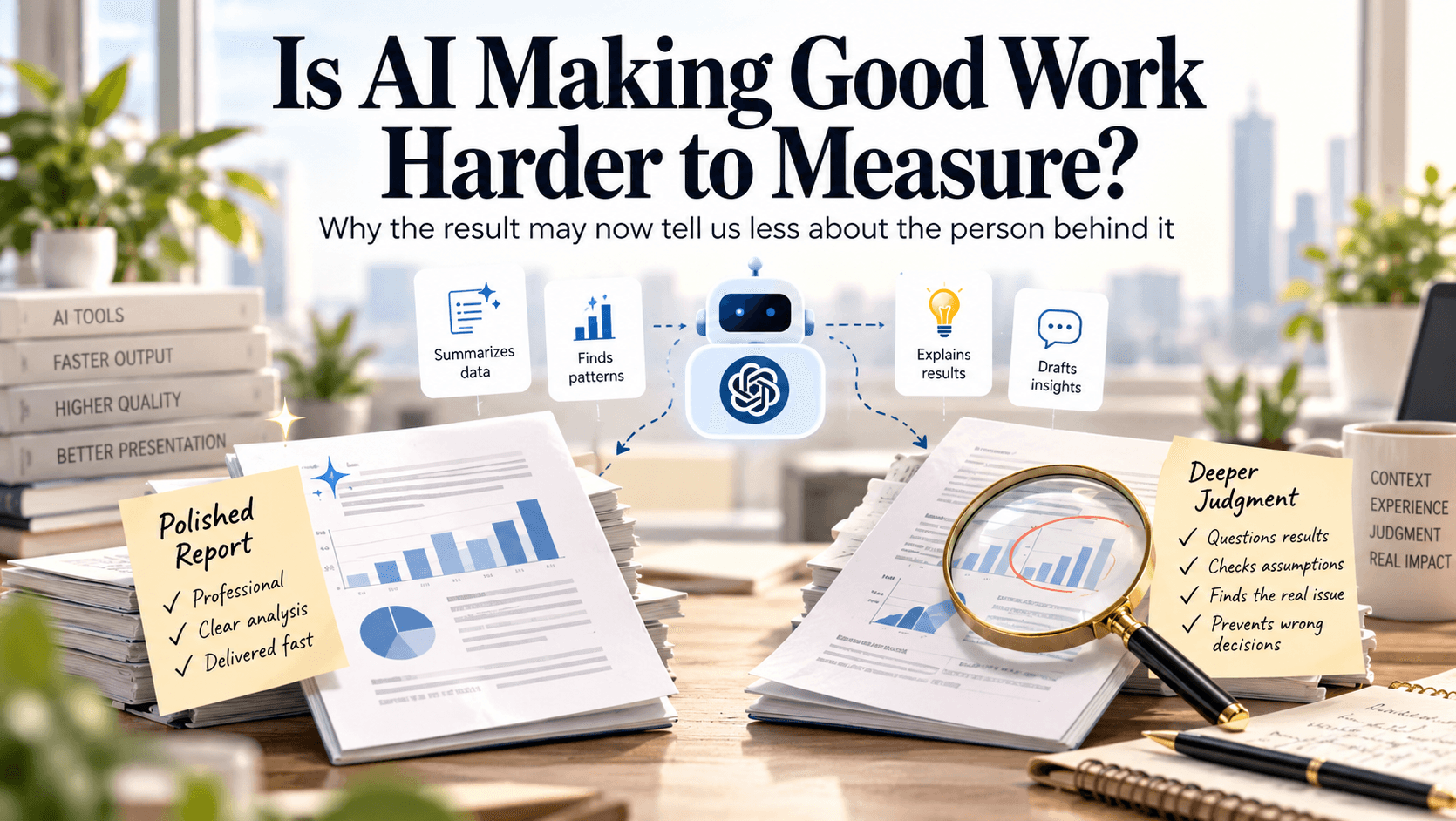 Is AI Making Good Work Harder to Measure?